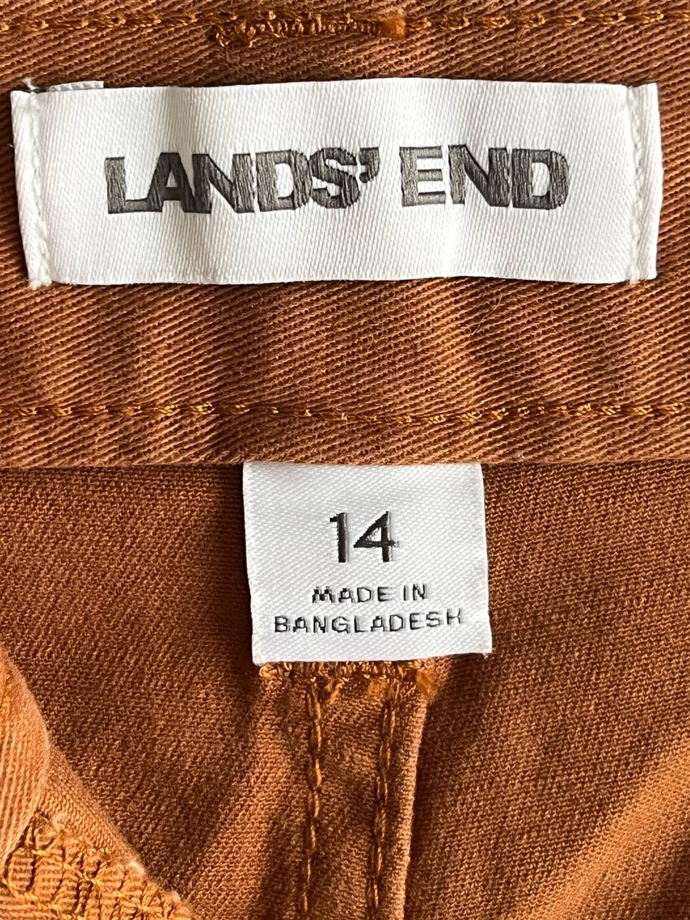 Lands End High Rise Barrel Leg Utility Ankle Pants - Picture 3 of 5